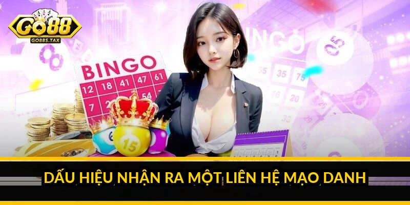 Dấu hiệu nhận ra một liên hệ mạo danh